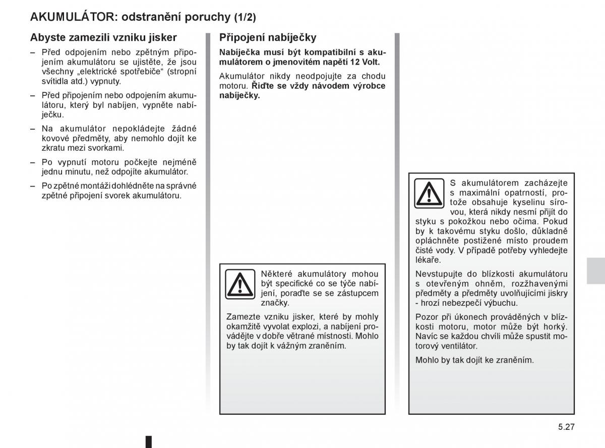 Renault Fluence navod k obsludze / page 189