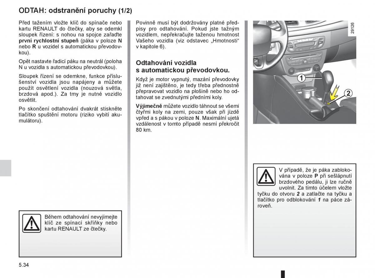 Renault Fluence navod k obsludze / page 196