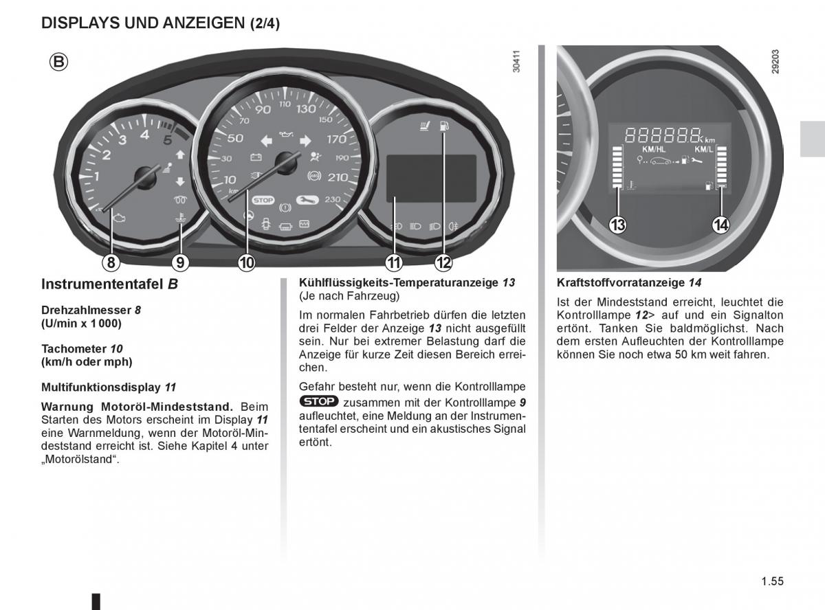 Renault Fluence Handbuch / page 57