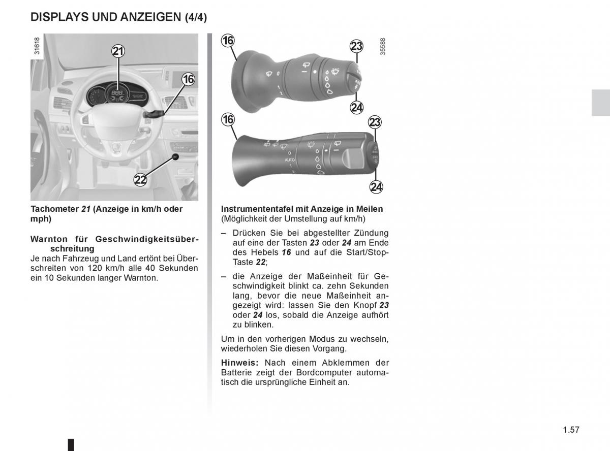 Renault Fluence Handbuch / page 59