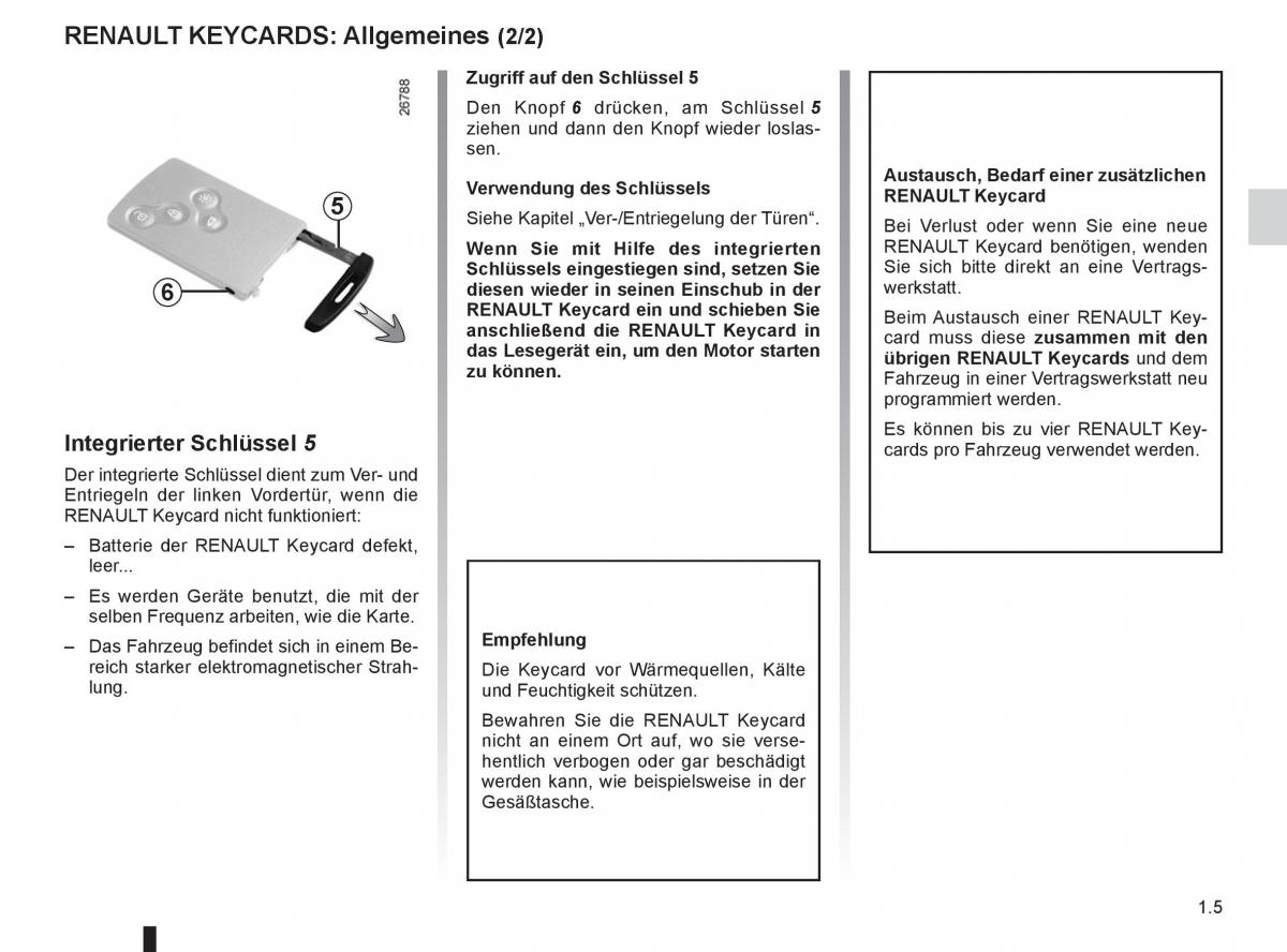 Renault Fluence Handbuch / page 7