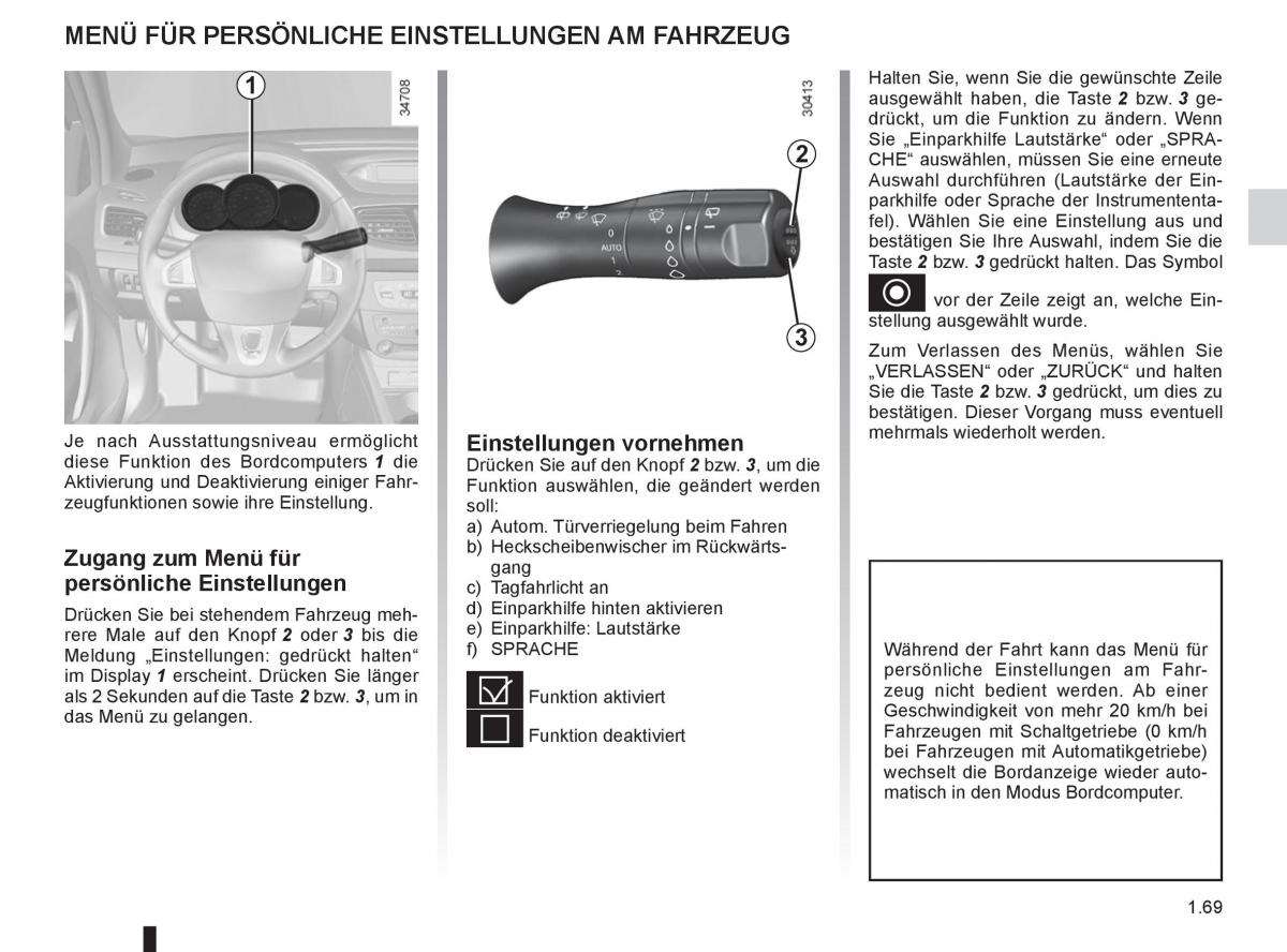 Renault Fluence Handbuch / page 71