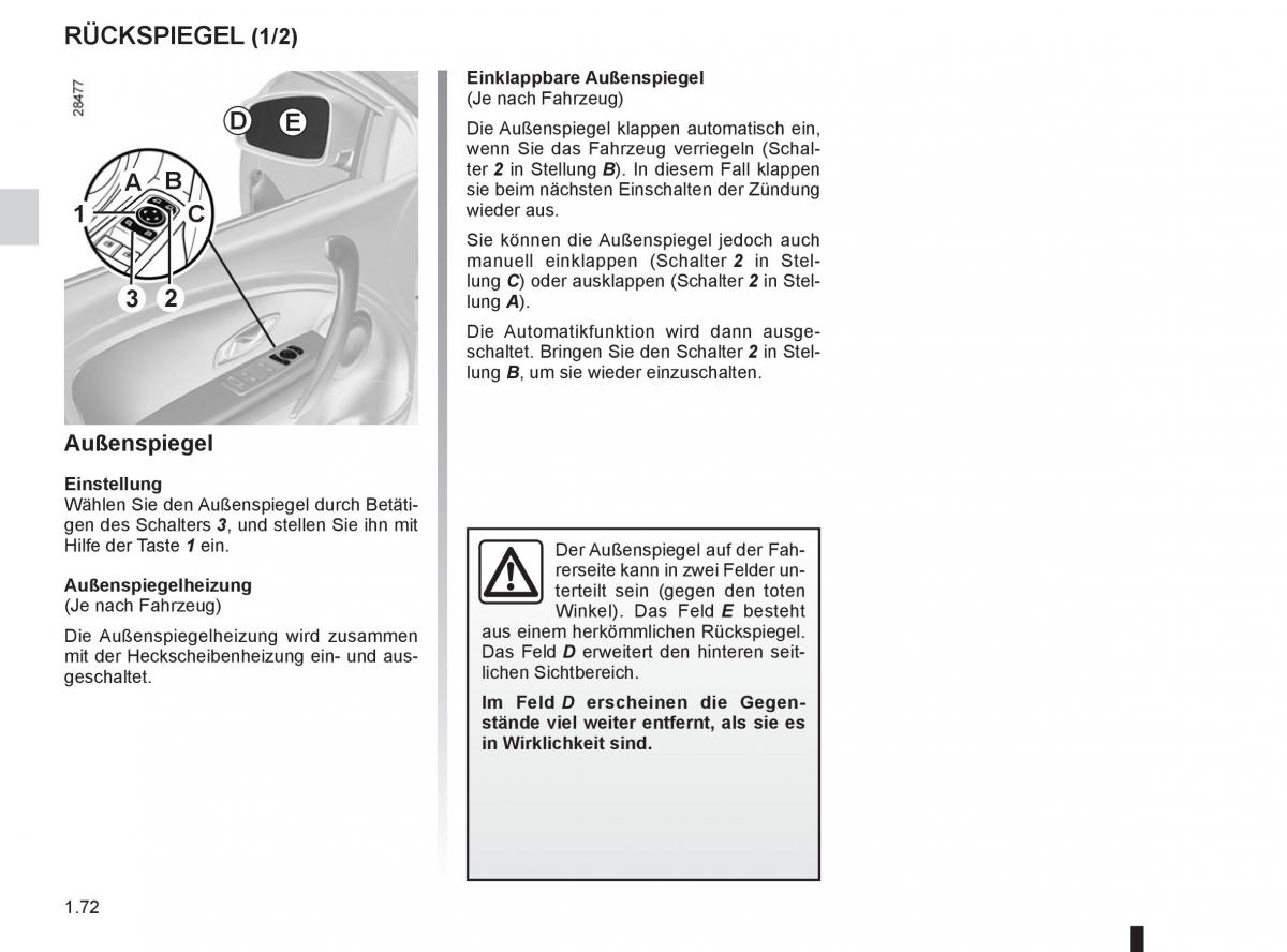 Renault Fluence Handbuch / page 74