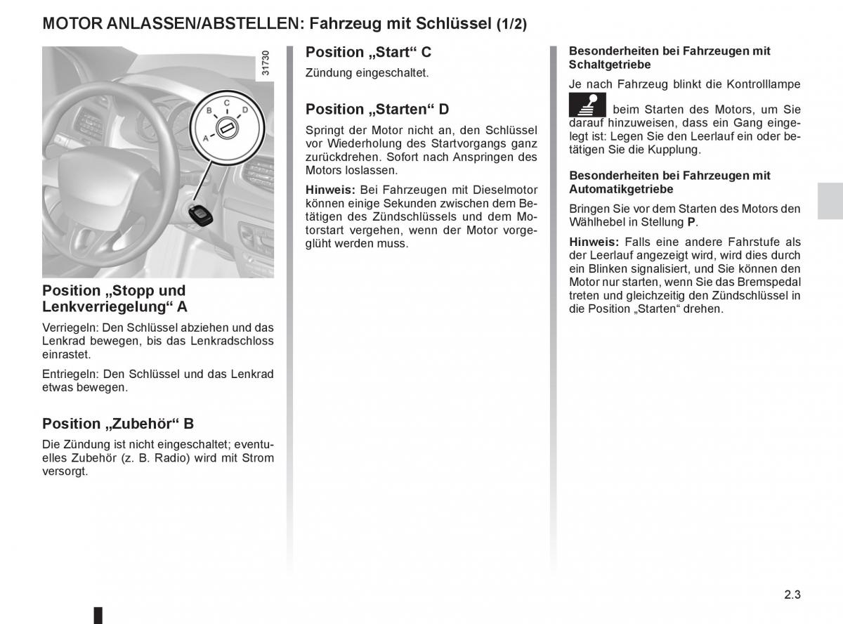 Renault Fluence Handbuch / page 89