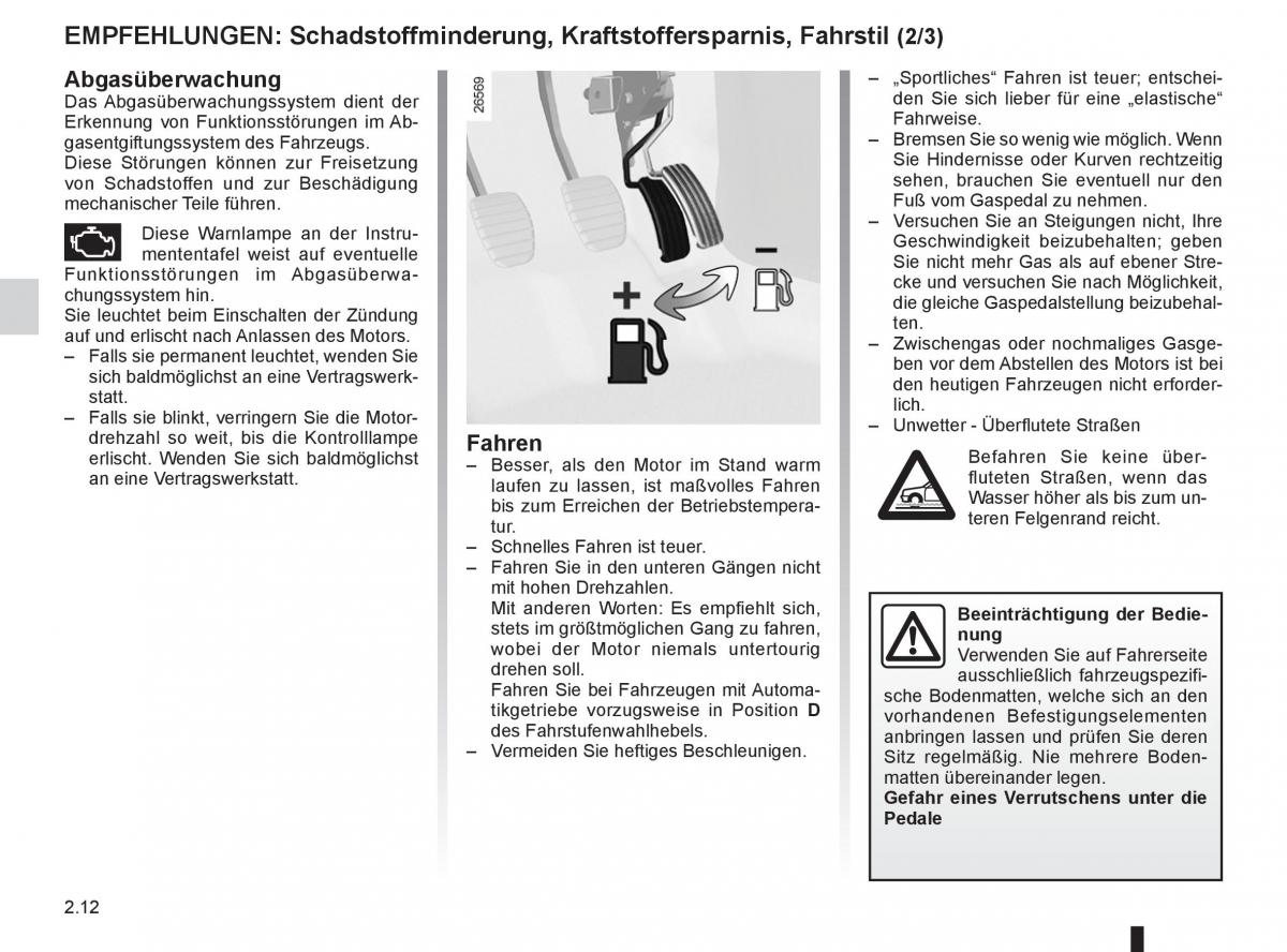 Renault Fluence Handbuch / page 98