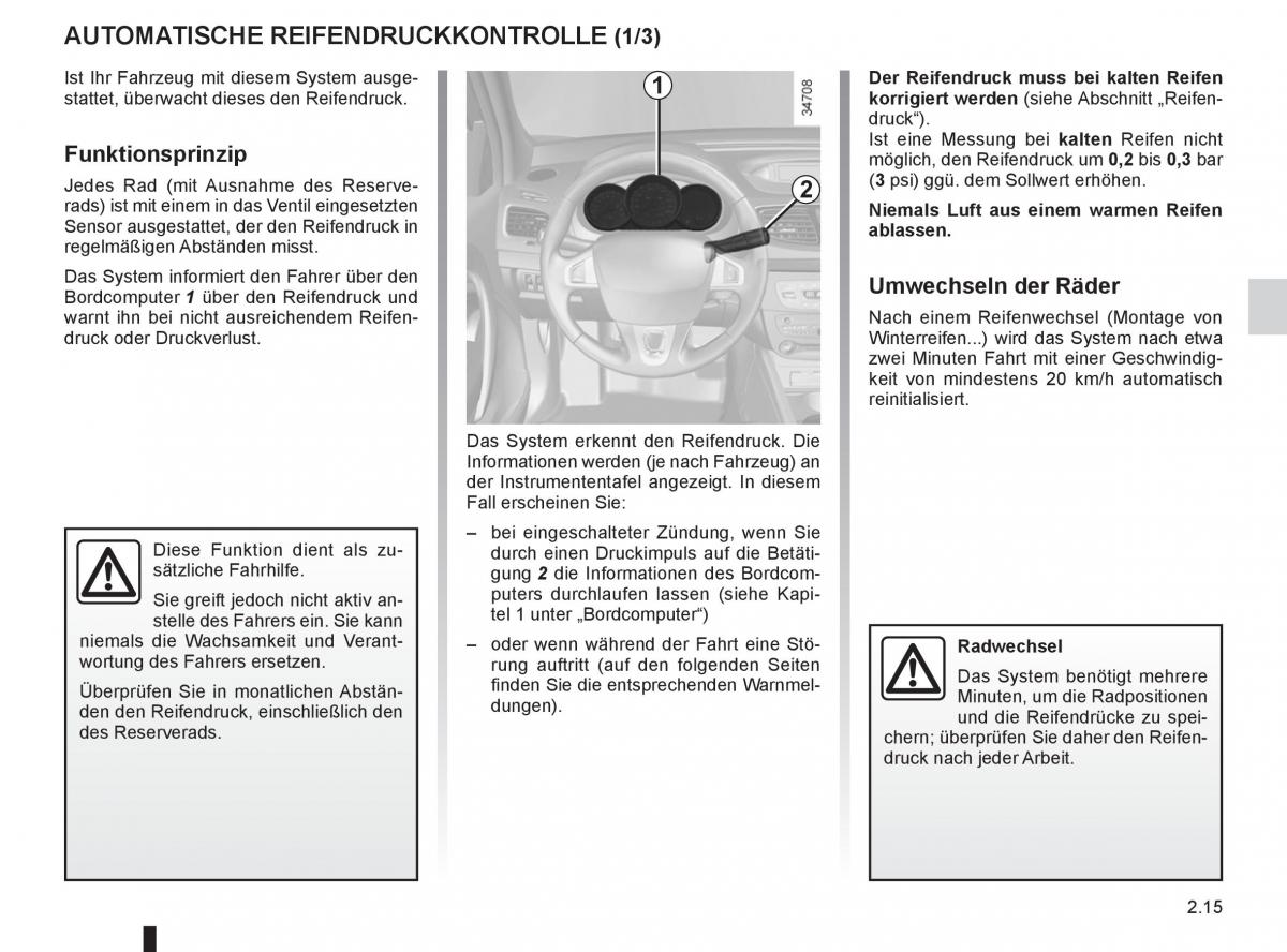 Renault Fluence Handbuch / page 101