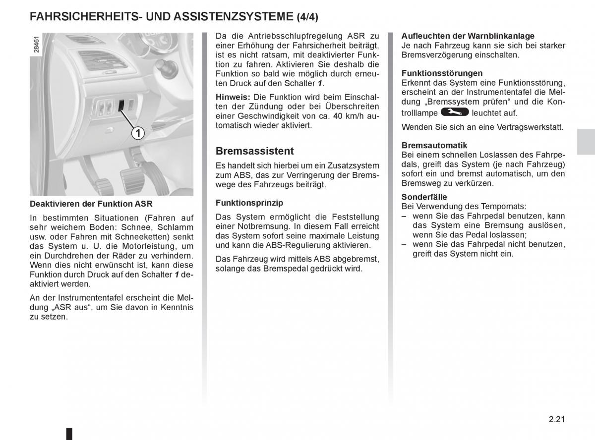 Renault Fluence Handbuch / page 107