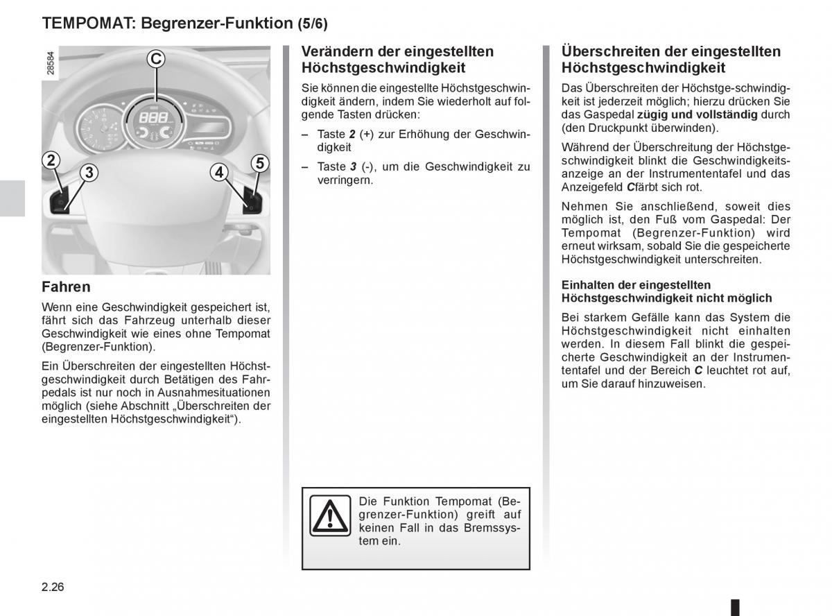 Renault Fluence Handbuch / page 112