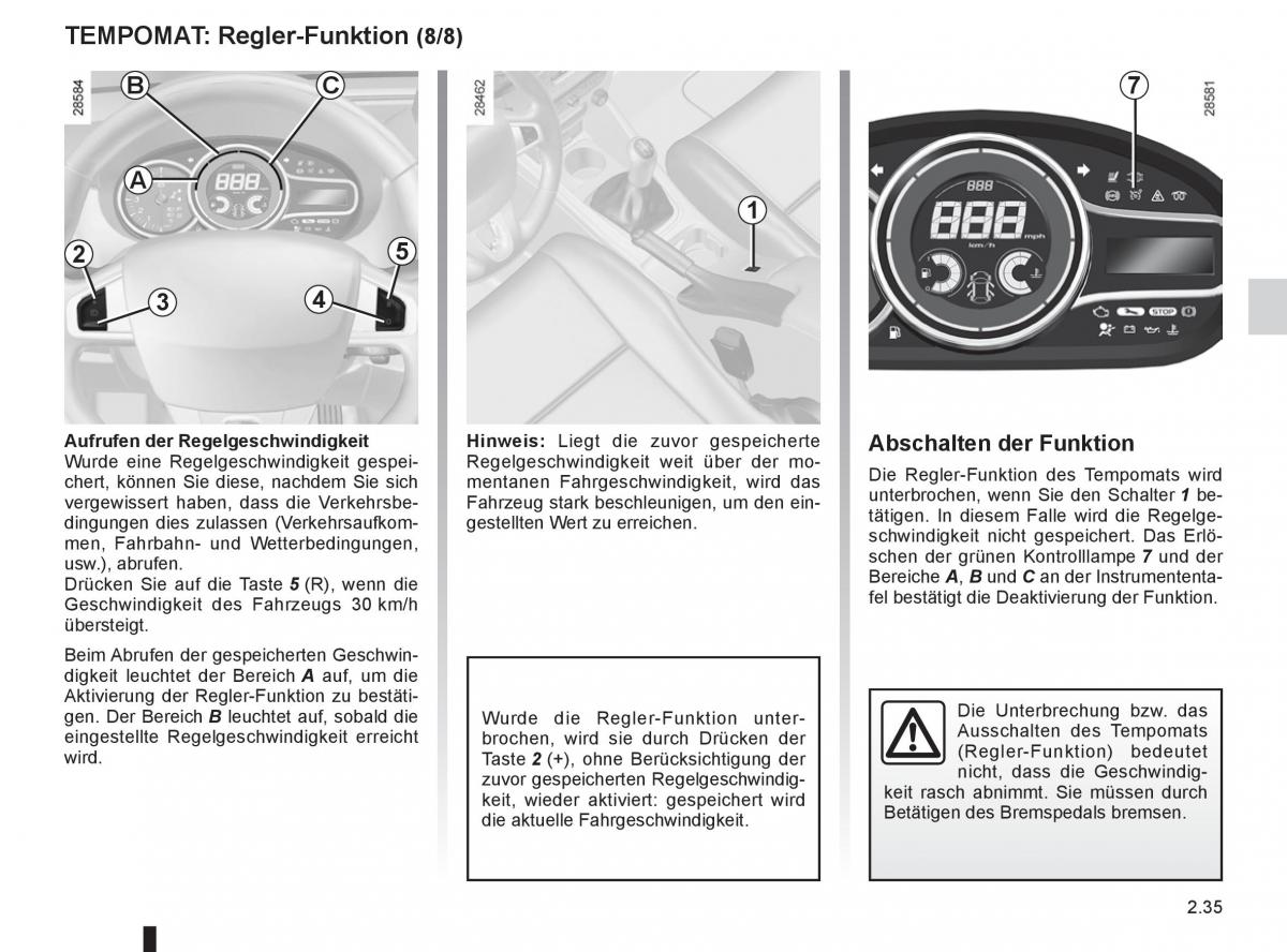 Renault Fluence Handbuch / page 121