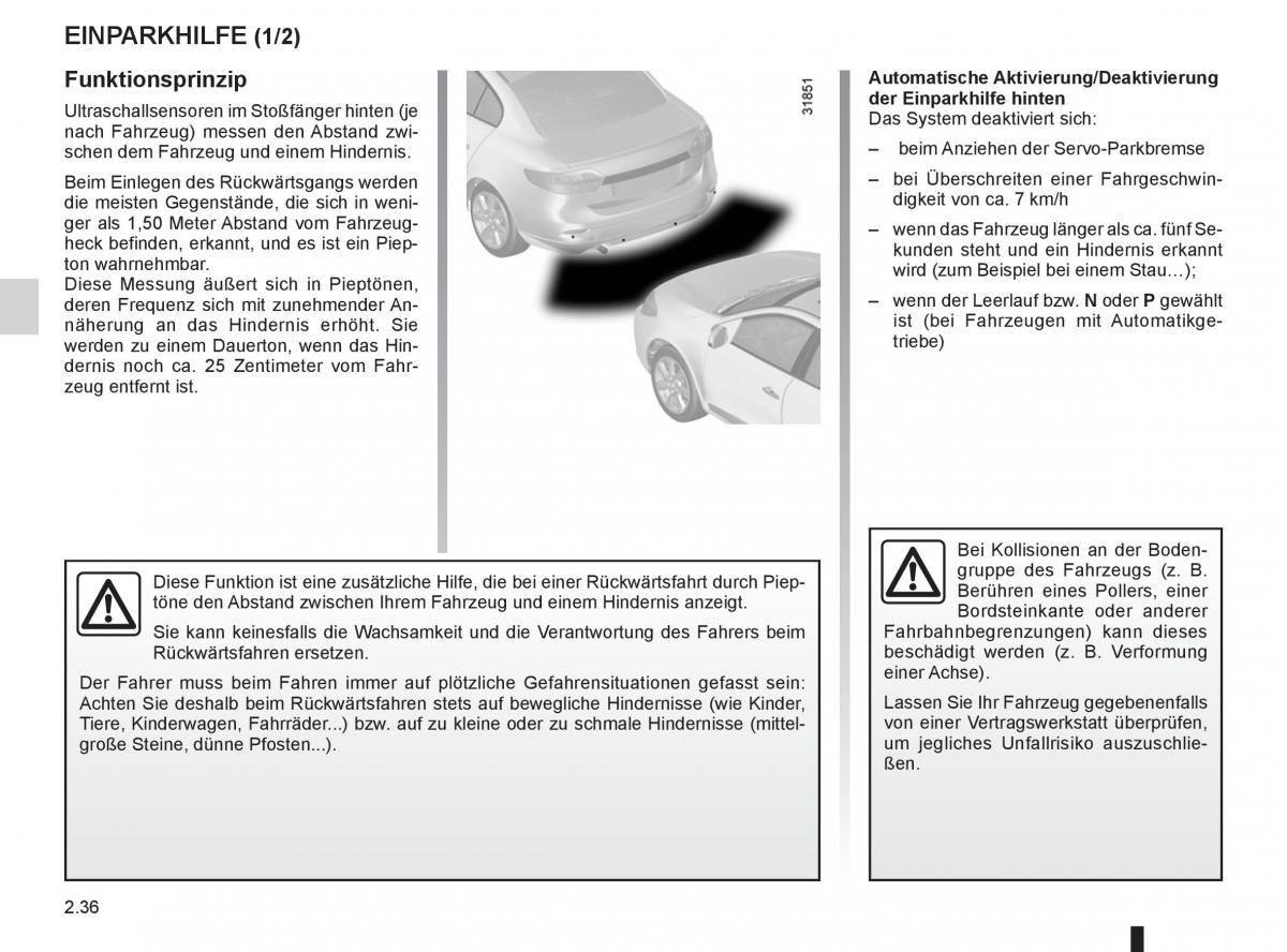 Renault Fluence Handbuch / page 122