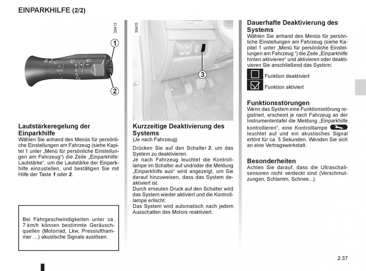 Renault Fluence Handbuch / page 123