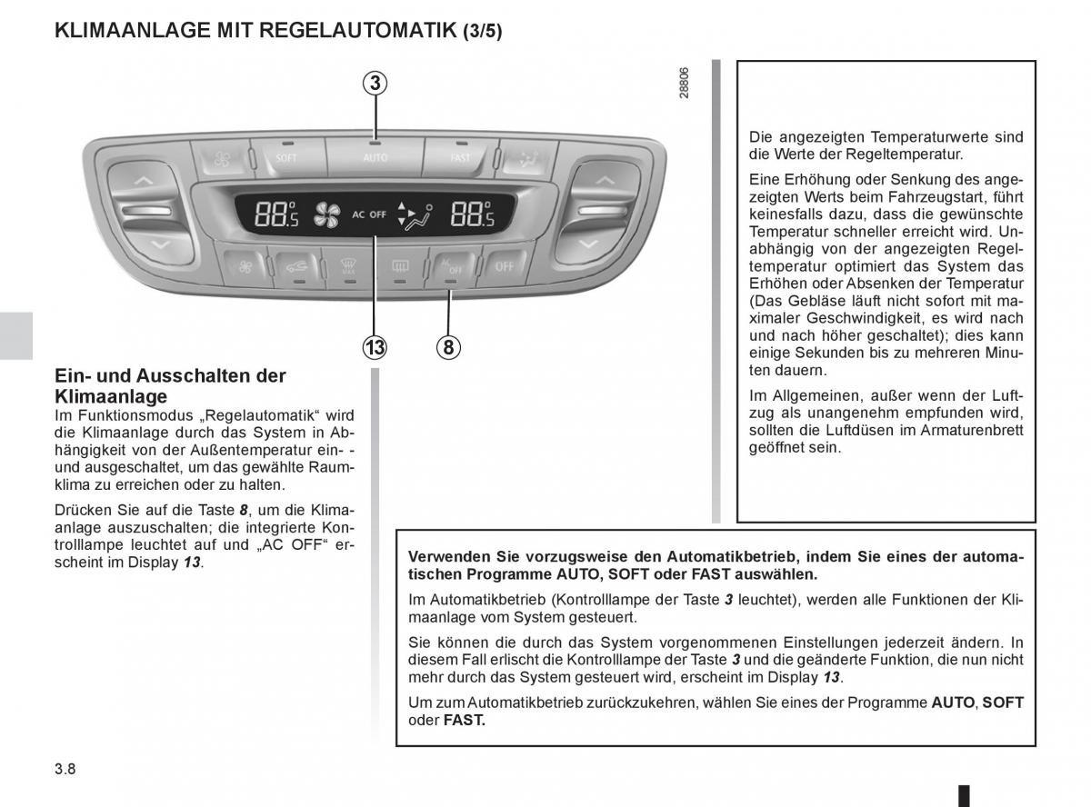 Renault Fluence Handbuch / page 134