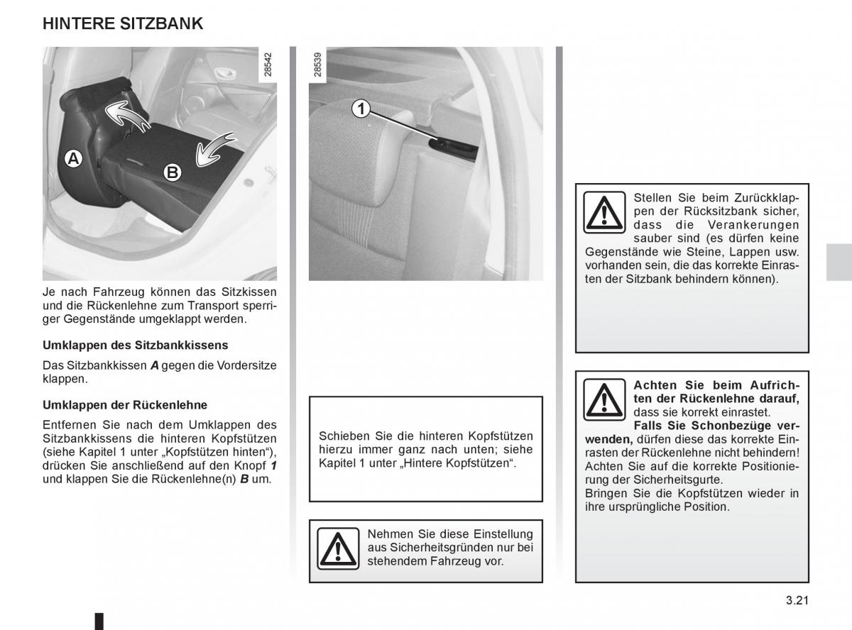 Renault Fluence Handbuch / page 147