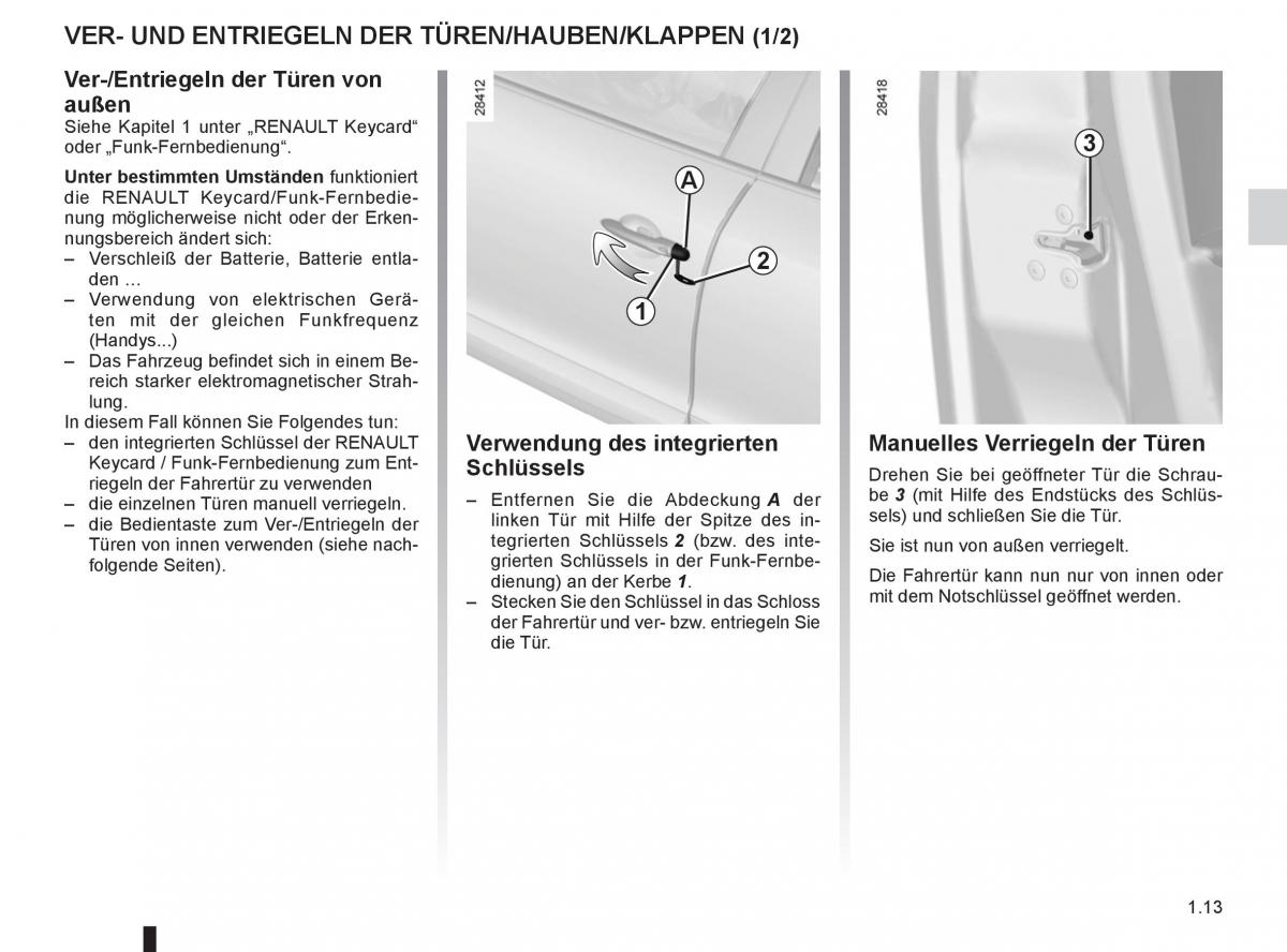 Renault Fluence Handbuch / page 15