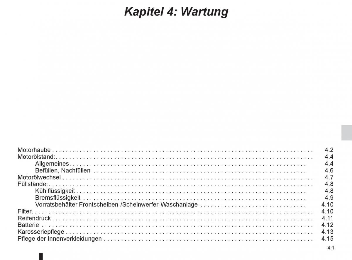 Renault Fluence Handbuch / page 155