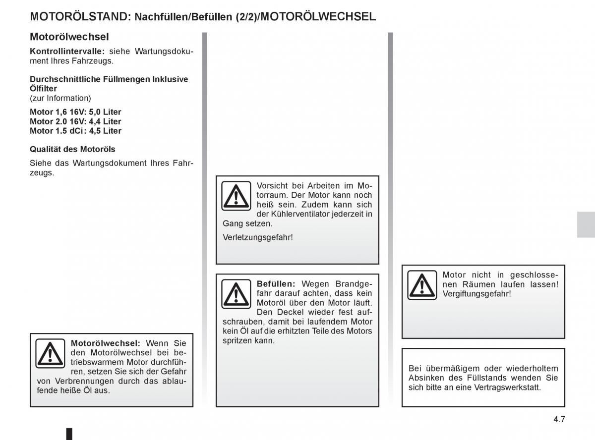 Renault Fluence Handbuch / page 161