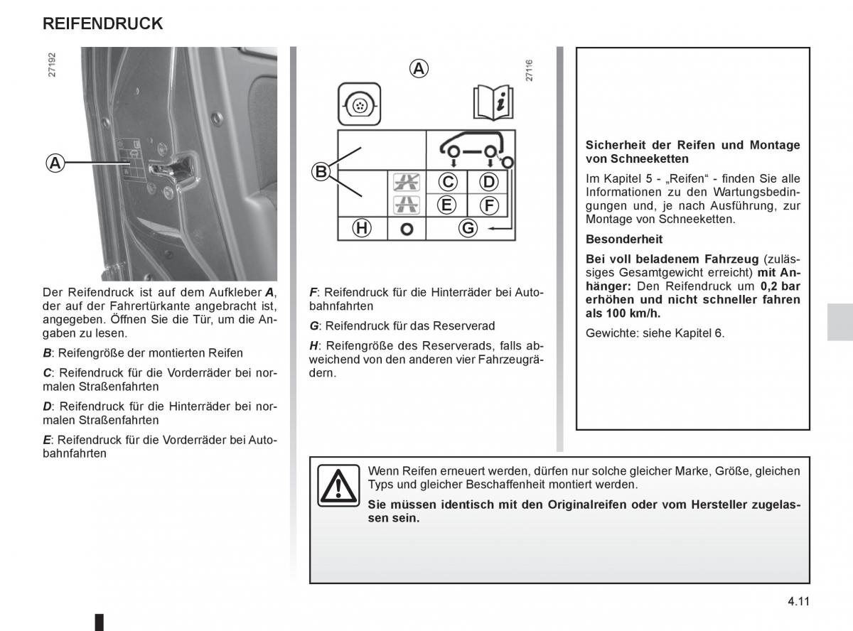 Renault Fluence Handbuch / page 165