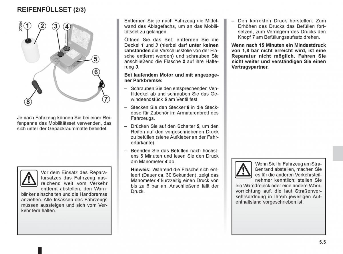 Renault Fluence Handbuch / page 175