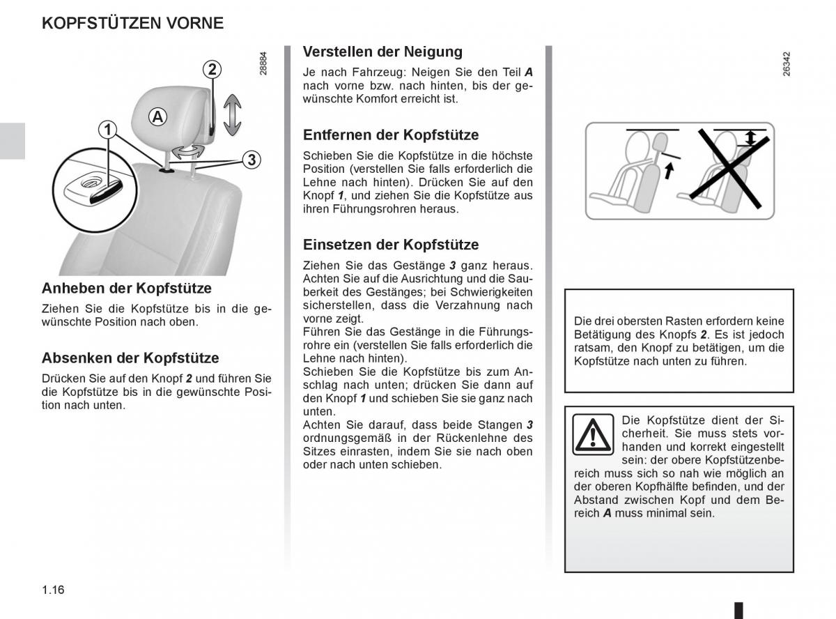 Renault Fluence Handbuch / page 18