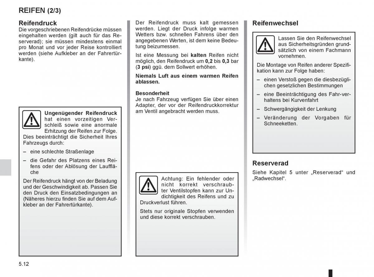 Renault Fluence Handbuch / page 182