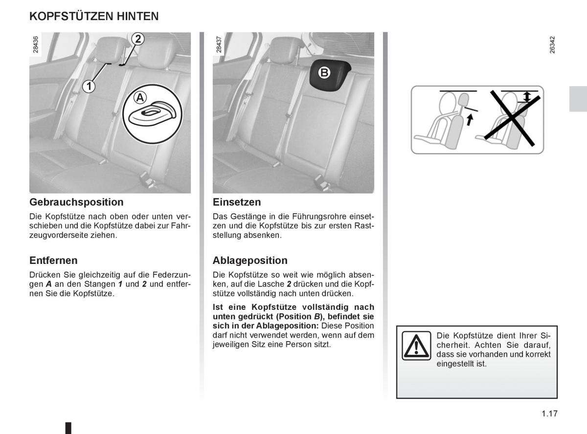 Renault Fluence Handbuch / page 19