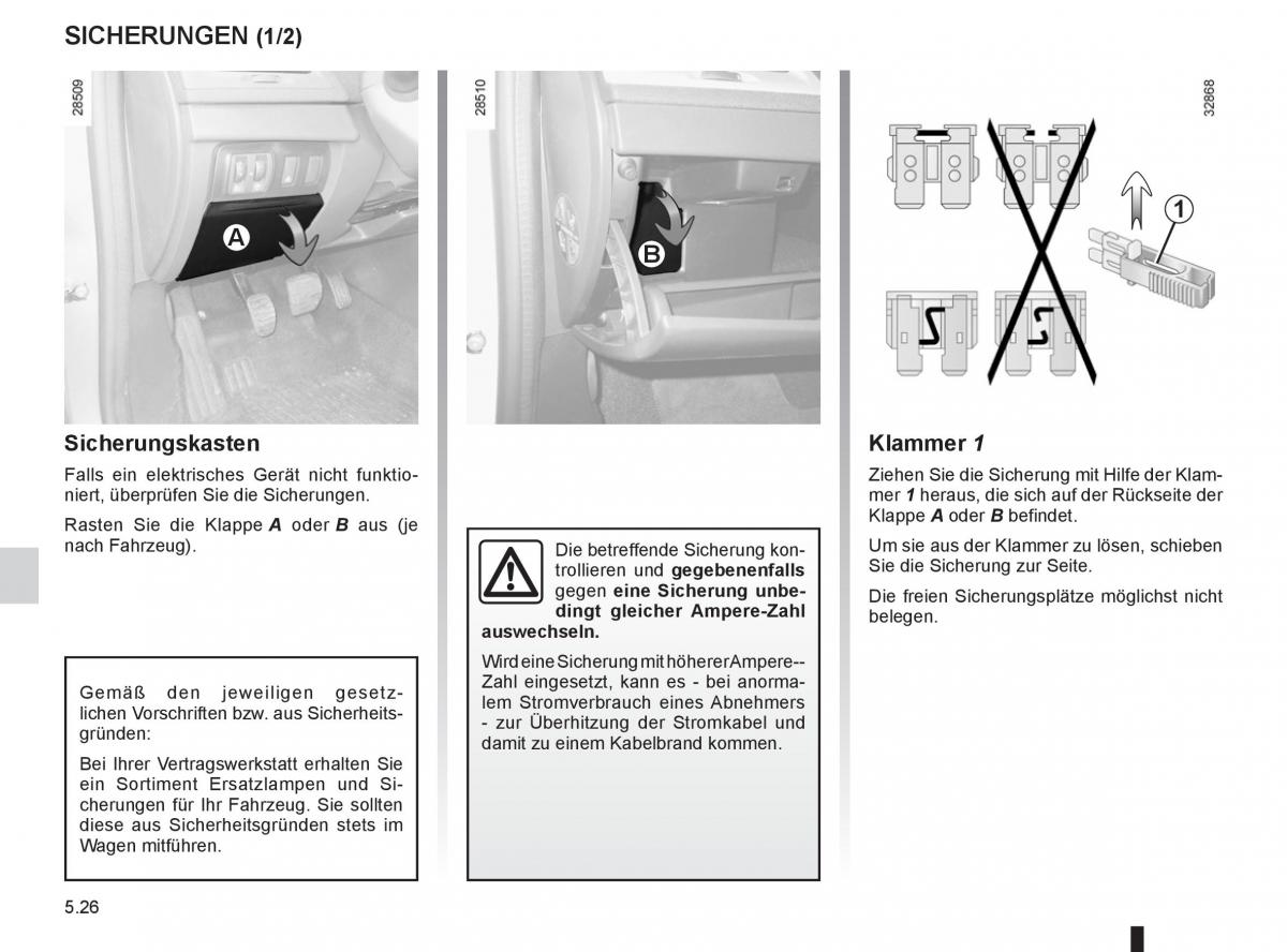 Renault Fluence Handbuch / page 196