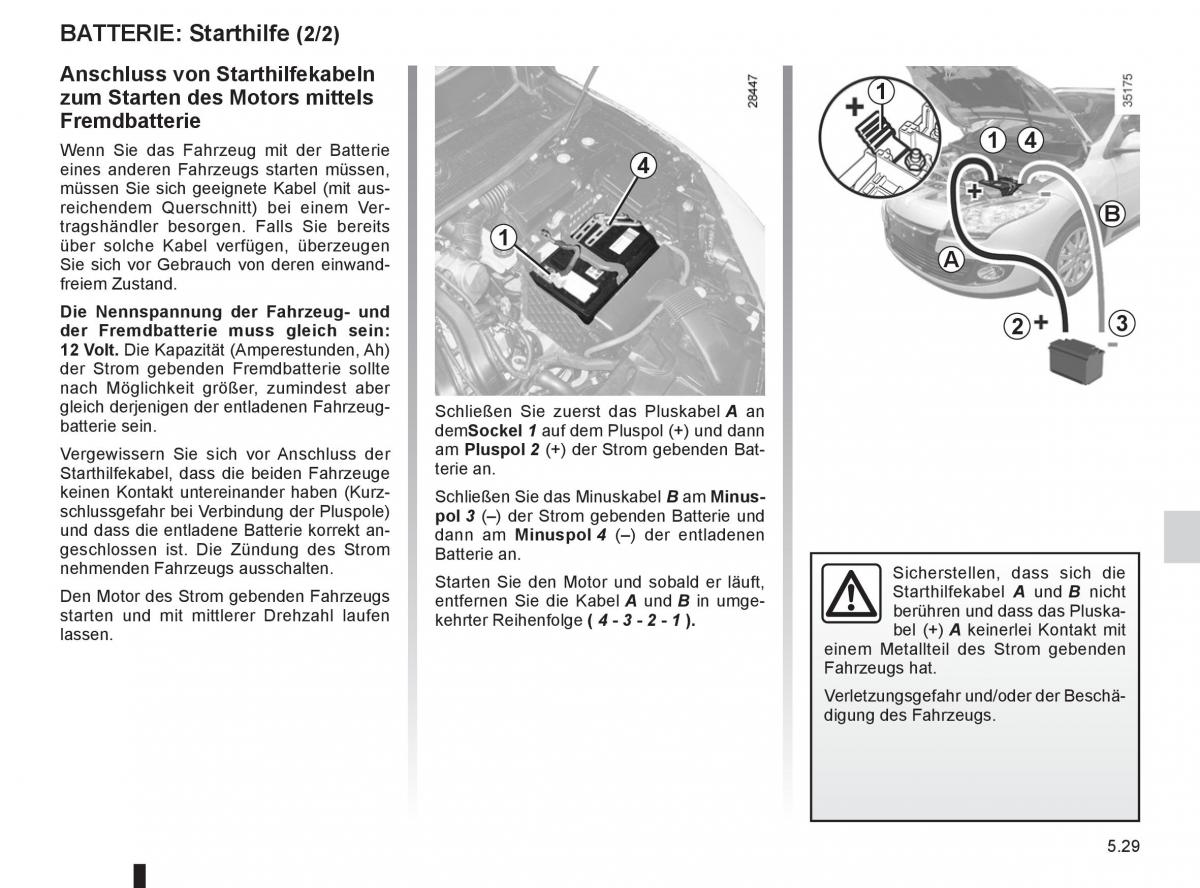 Renault Fluence Handbuch / page 199