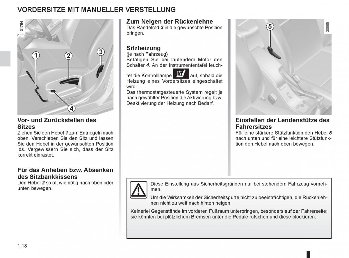 Renault Fluence Handbuch / page 20