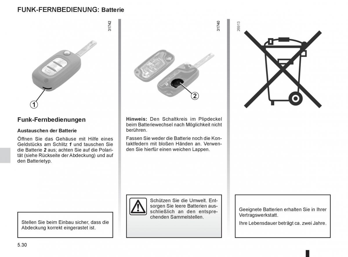 Renault Fluence Handbuch / page 200