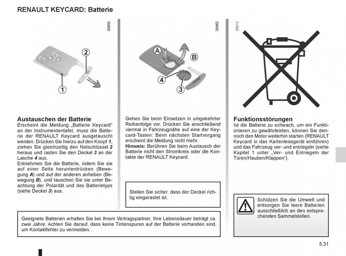 Renault Fluence Handbuch / page 201