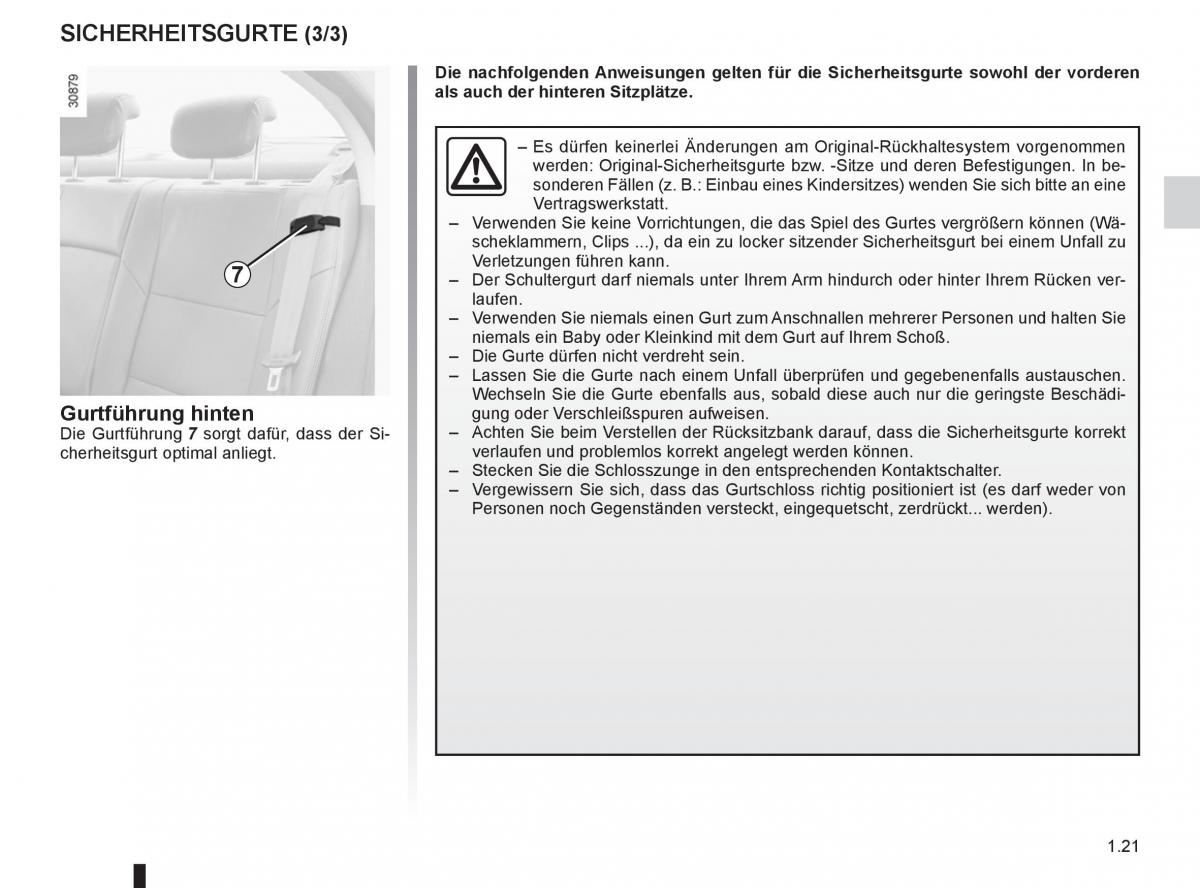 Renault Fluence Handbuch / page 23