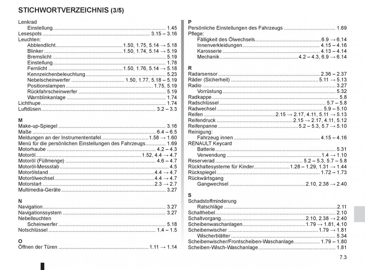 Renault Fluence Handbuch / page 237