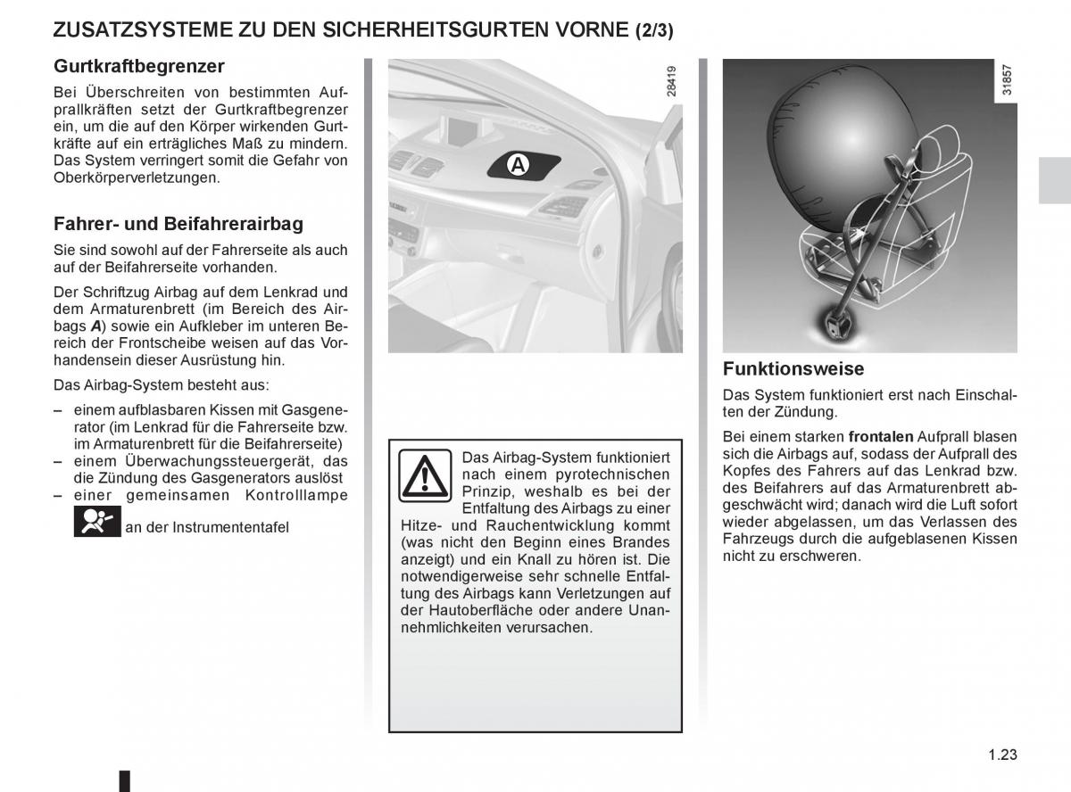 Renault Fluence Handbuch / page 25