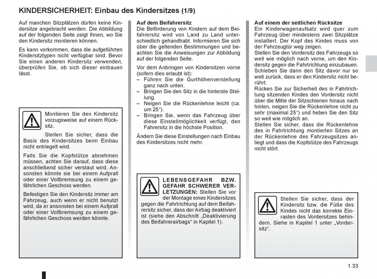 Renault Fluence Handbuch / page 35