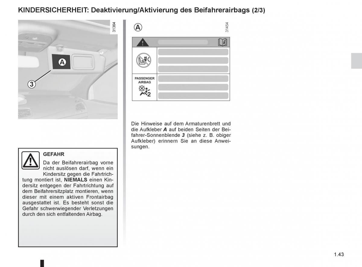 Renault Fluence Handbuch / page 45