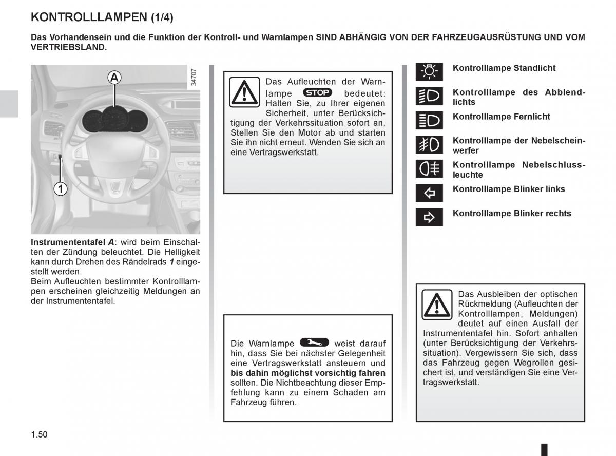 Renault Fluence Handbuch / page 52