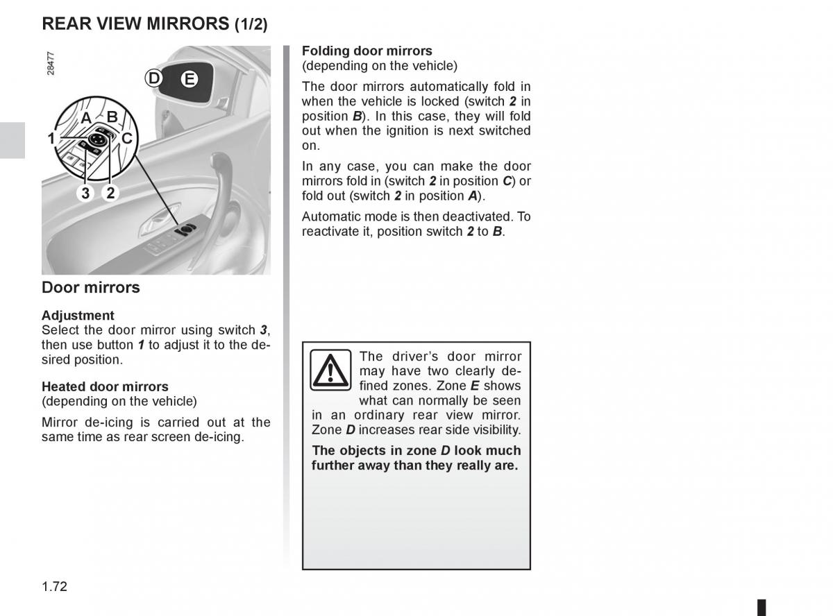 Renault Fluence owners manual / page 76