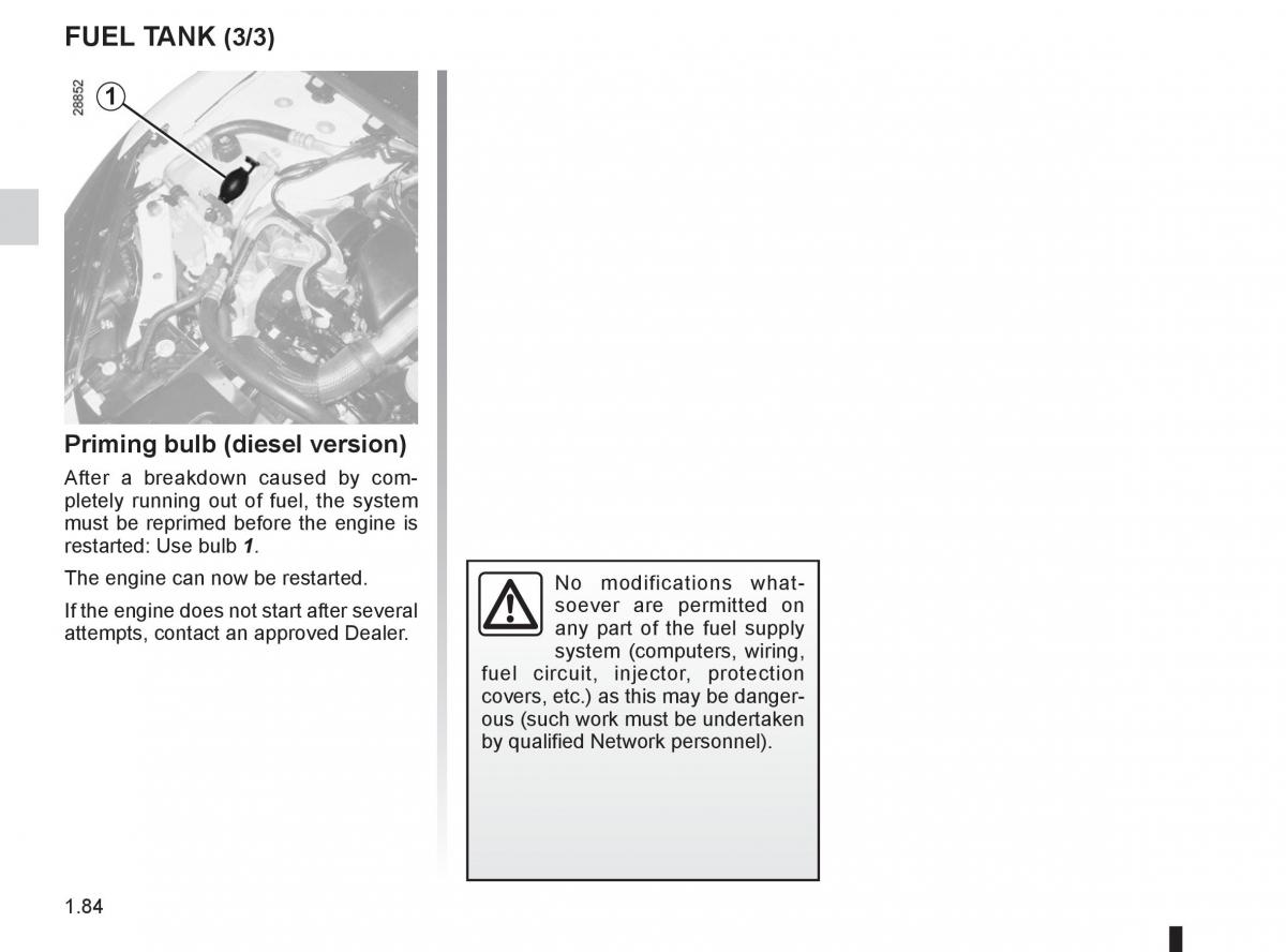 Renault Fluence owners manual / page 88