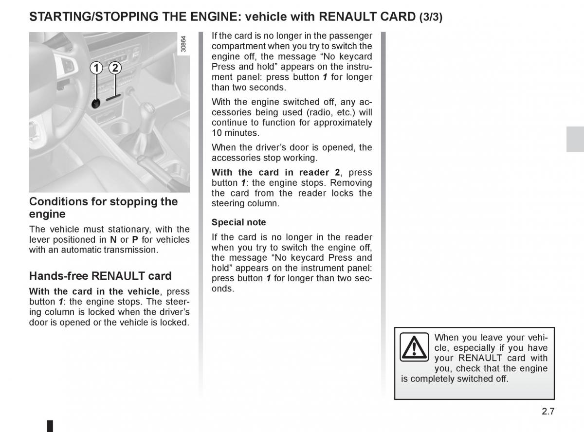 Renault Fluence owners manual / page 95