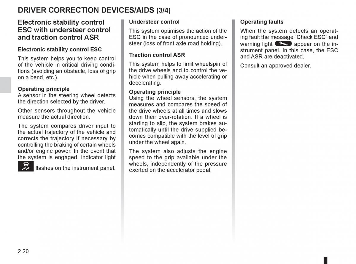 Renault Fluence owners manual / page 108