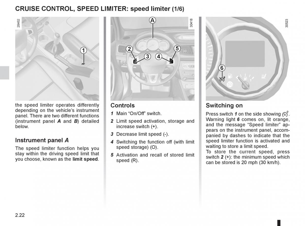 Renault Fluence owners manual / page 110