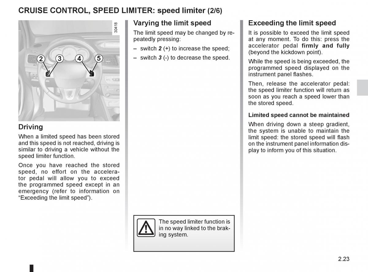 Renault Fluence owners manual / page 111