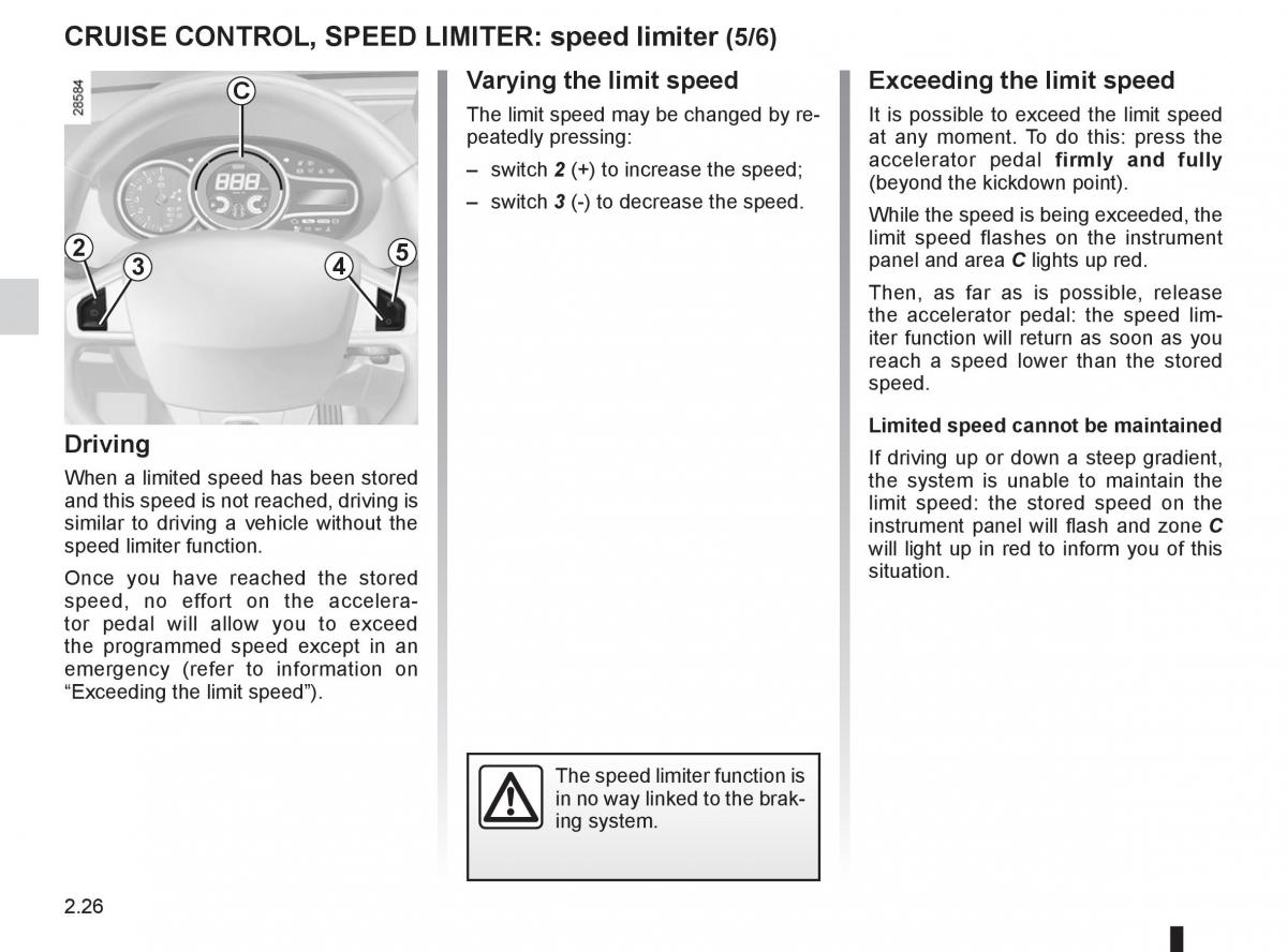 Renault Fluence owners manual / page 114