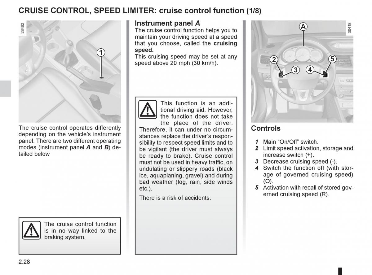 Renault Fluence owners manual / page 116