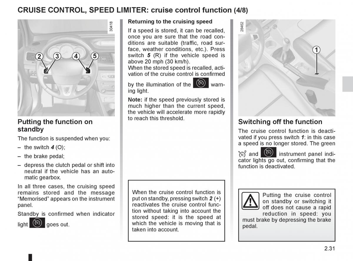 Renault Fluence owners manual / page 119