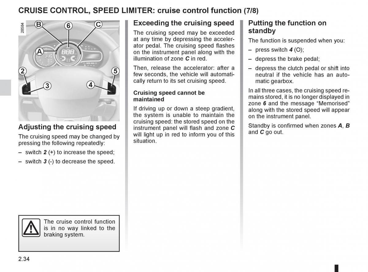 Renault Fluence owners manual / page 122