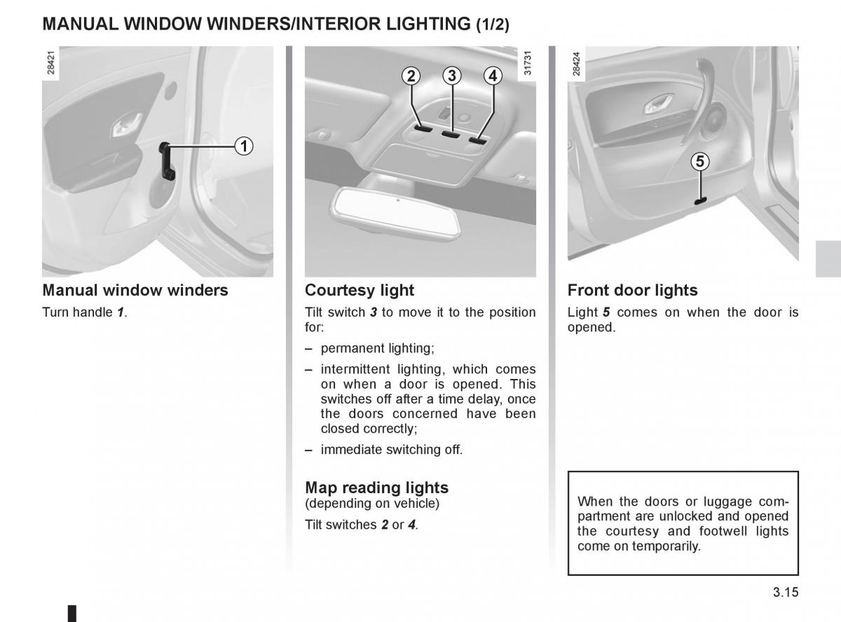 Renault Fluence owners manual / page 143