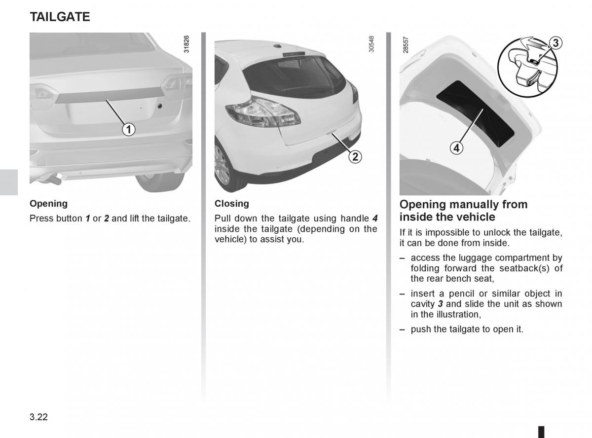 Renault Fluence owners manual / page 150