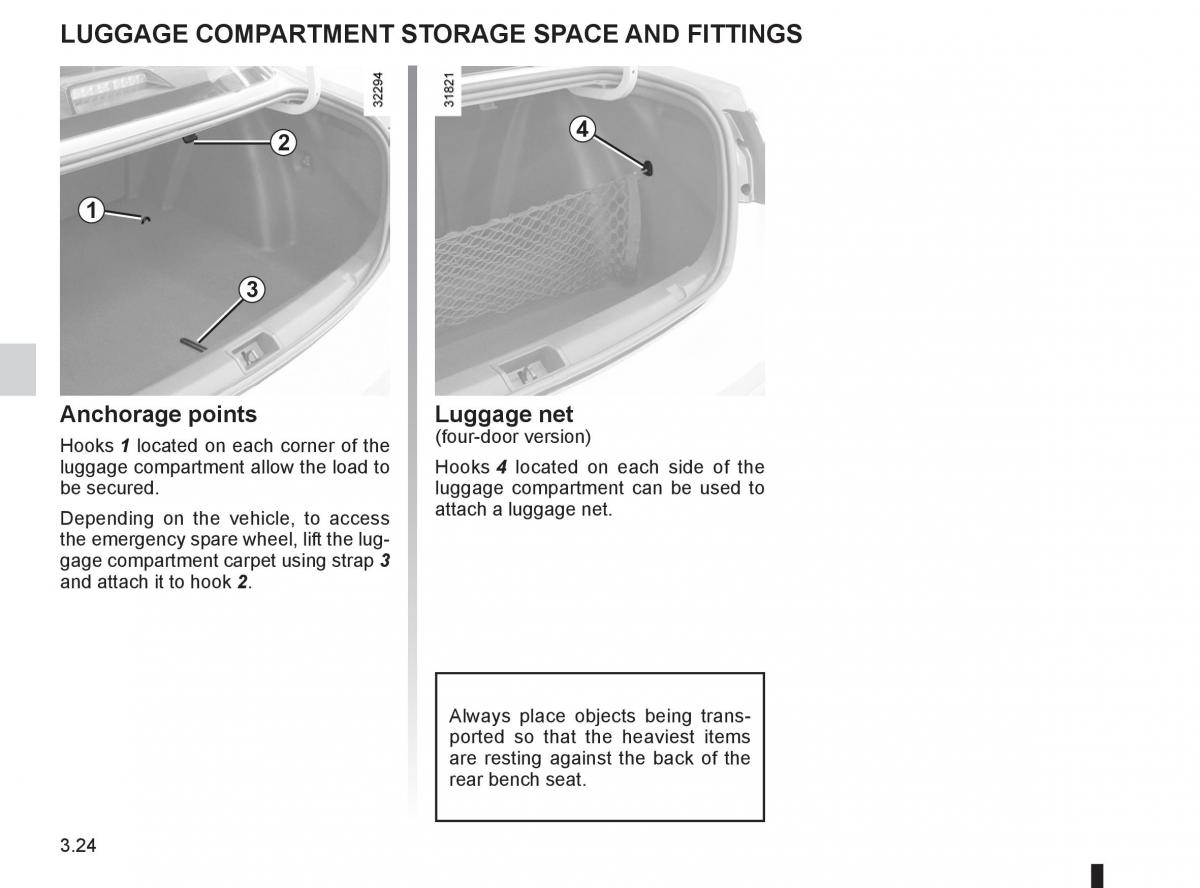 Renault Fluence owners manual / page 152