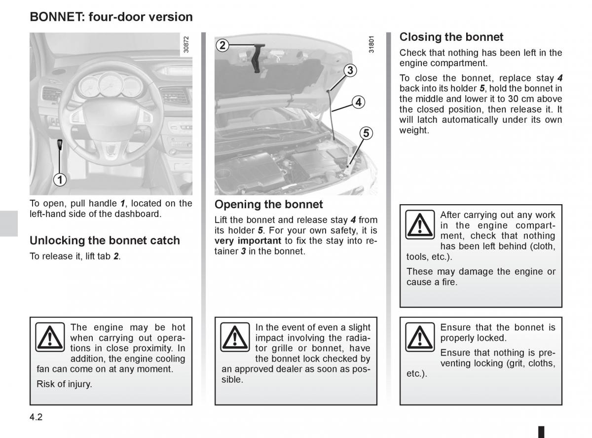 Renault Fluence owners manual / page 158